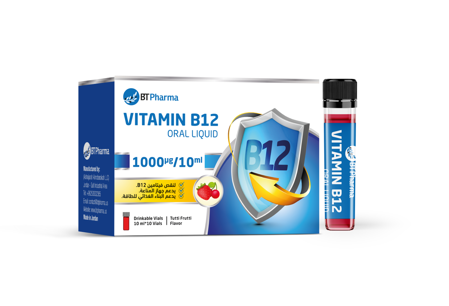 BTPharma Vitamin B12 1000 g 10 Ml Oral Liquid Myremediez btpharma-vitamin-b12-1000-g-10-ml-oral-liquid-myremediez