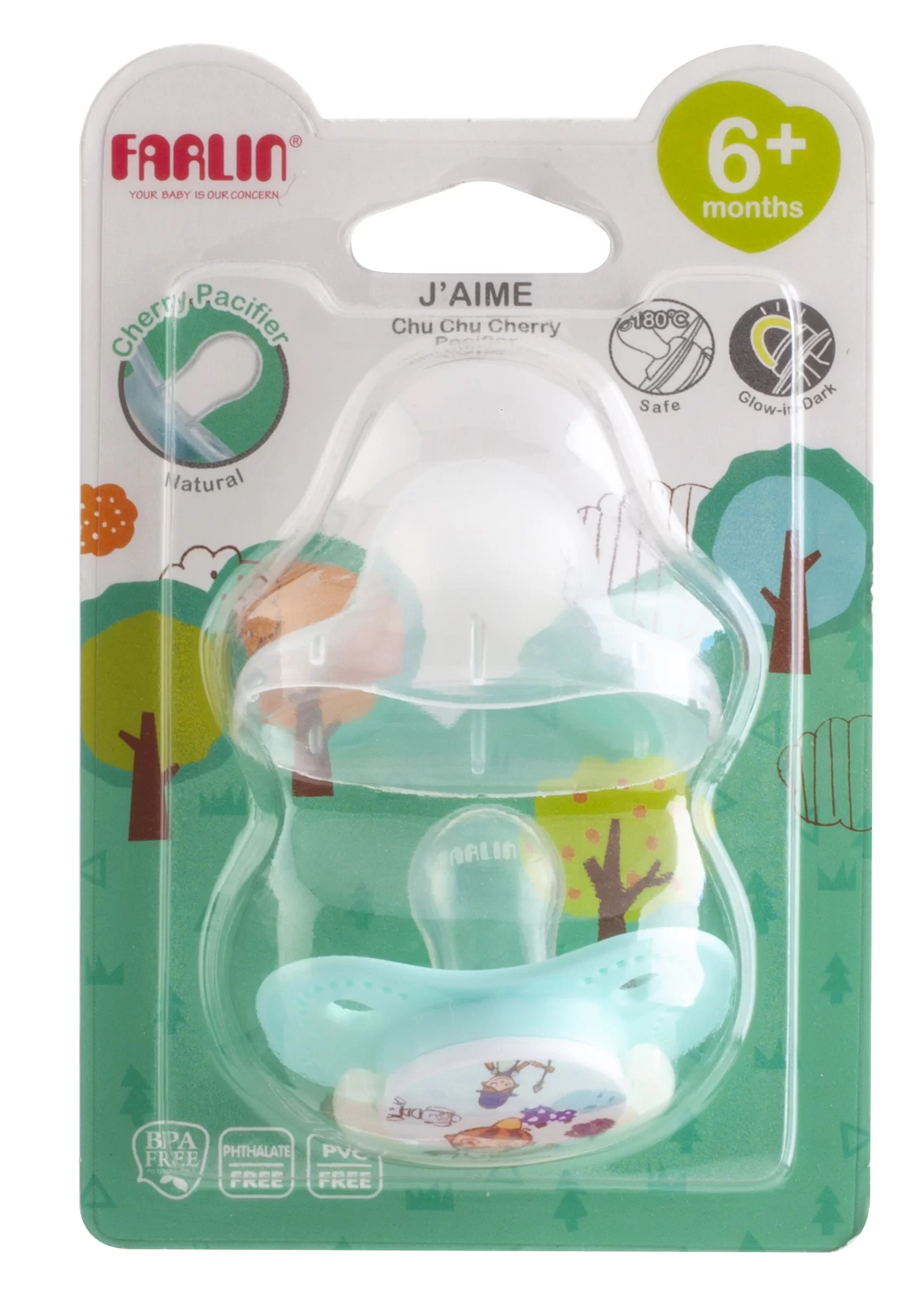 فارلين لهاية الكرز جايمي 6+ أشهر باللون الأخضر