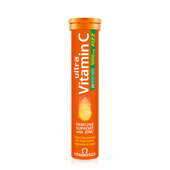 Vitabiotics Ultra Vitamin C 1000 Mg With Zinc 20 Eff Tablets