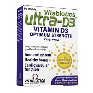 Vitabiotics  Ultra-D3 Vitamin D3 96 Tablets