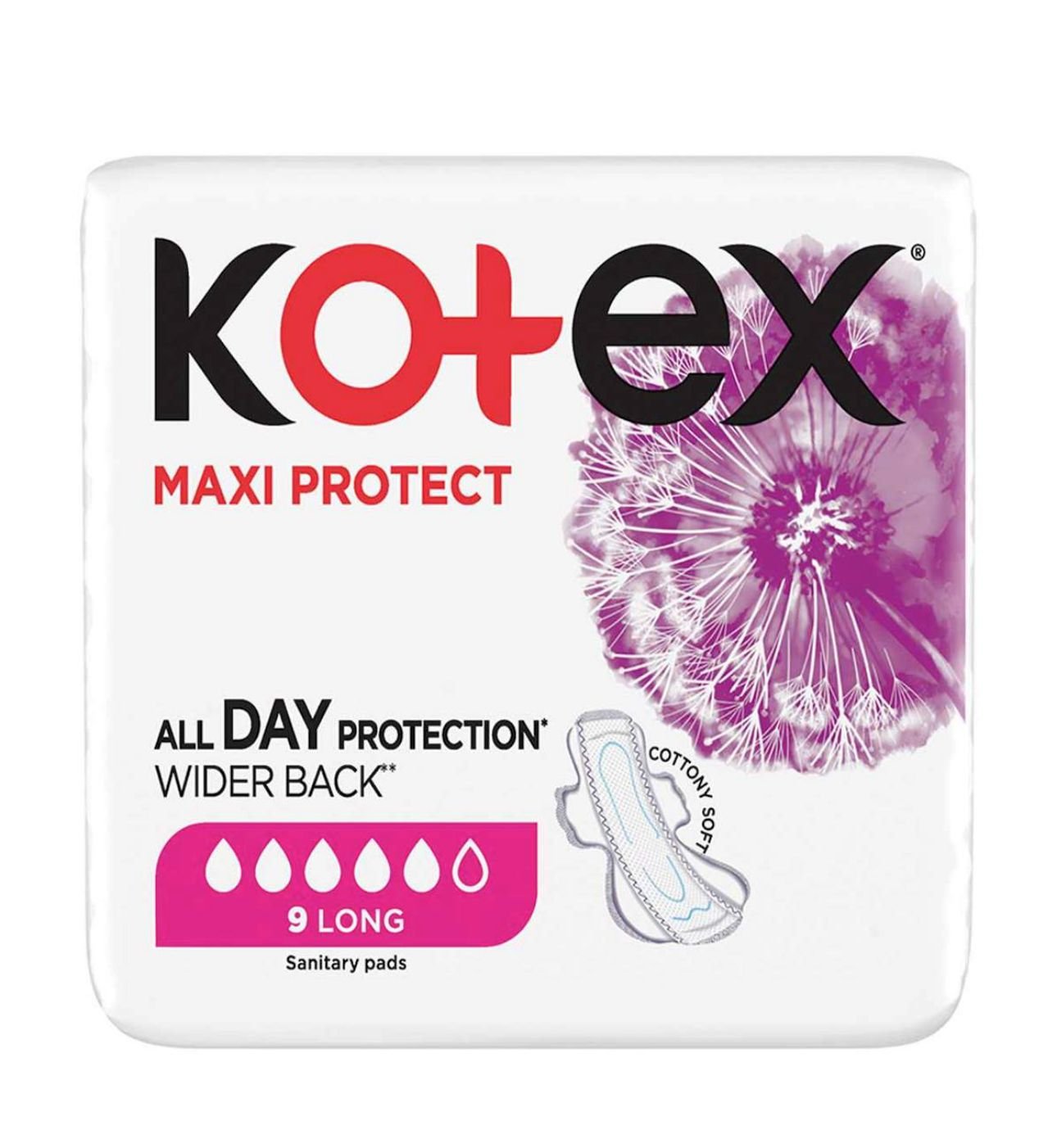 Kotex Maxi Protect Pads Long 9 Pads