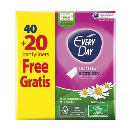 إيفري داي جفاف إضافي عادي 40+20 مجانًا