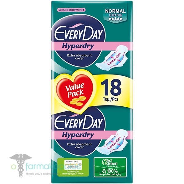 Everyday Hyperdry Normal Eco. 18 Pcs