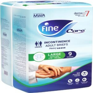 فاين كير للجنسين مقاس كبير 9 حفاضات