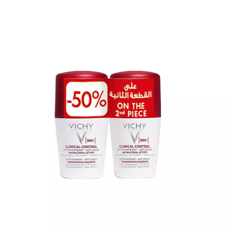 عرض فيتشي مزيل عرق كلينيكال كونترول 50 مل *2