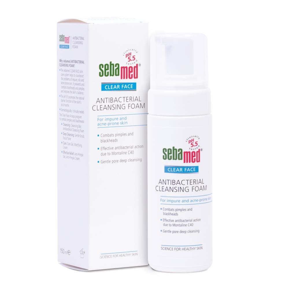 Sebamed Clear Face Antibacterial Cleansing Foam 150 ml