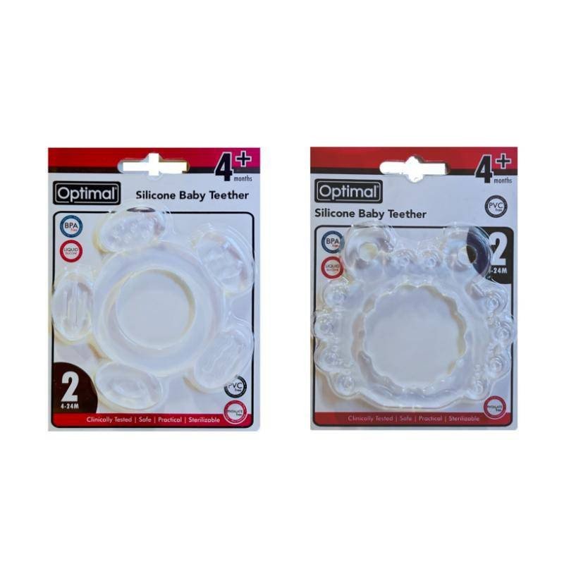 أوبتيمال عضاضة أطفال سيليكونية للأطفال من عمر ٤ سنوات فما فوق