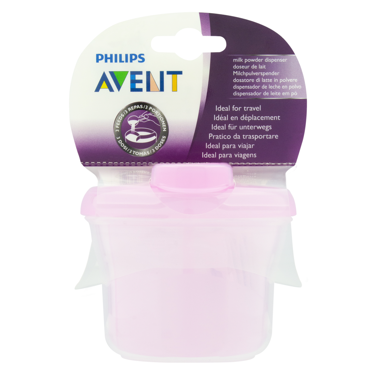 Philips Avent Milk Powder Dispenser Pink