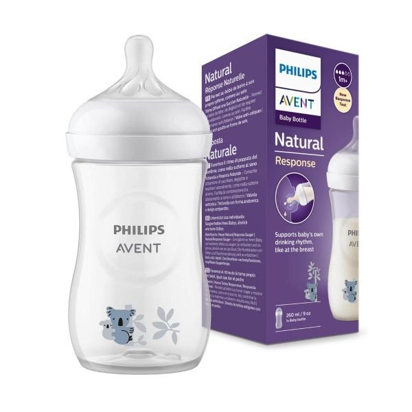 Philips Avent Natural Response 1m+ Koala Bottle 260 ml