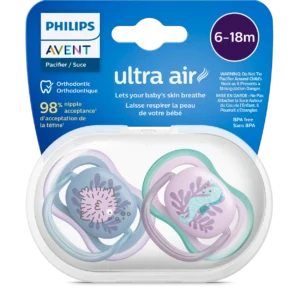 فيليبس أفنت ألترا إير سوذر من ٦-١٨ شهرًا، قطعتان (أزرق-بنفسجي)