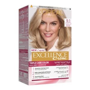 Loreal Excellence Creme Hair Color No (9.1)  Very Light Ash Blonde