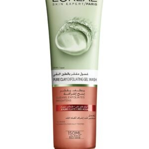 لوريال غسول جل مقشر بالطين النقي ١٥٠ مل