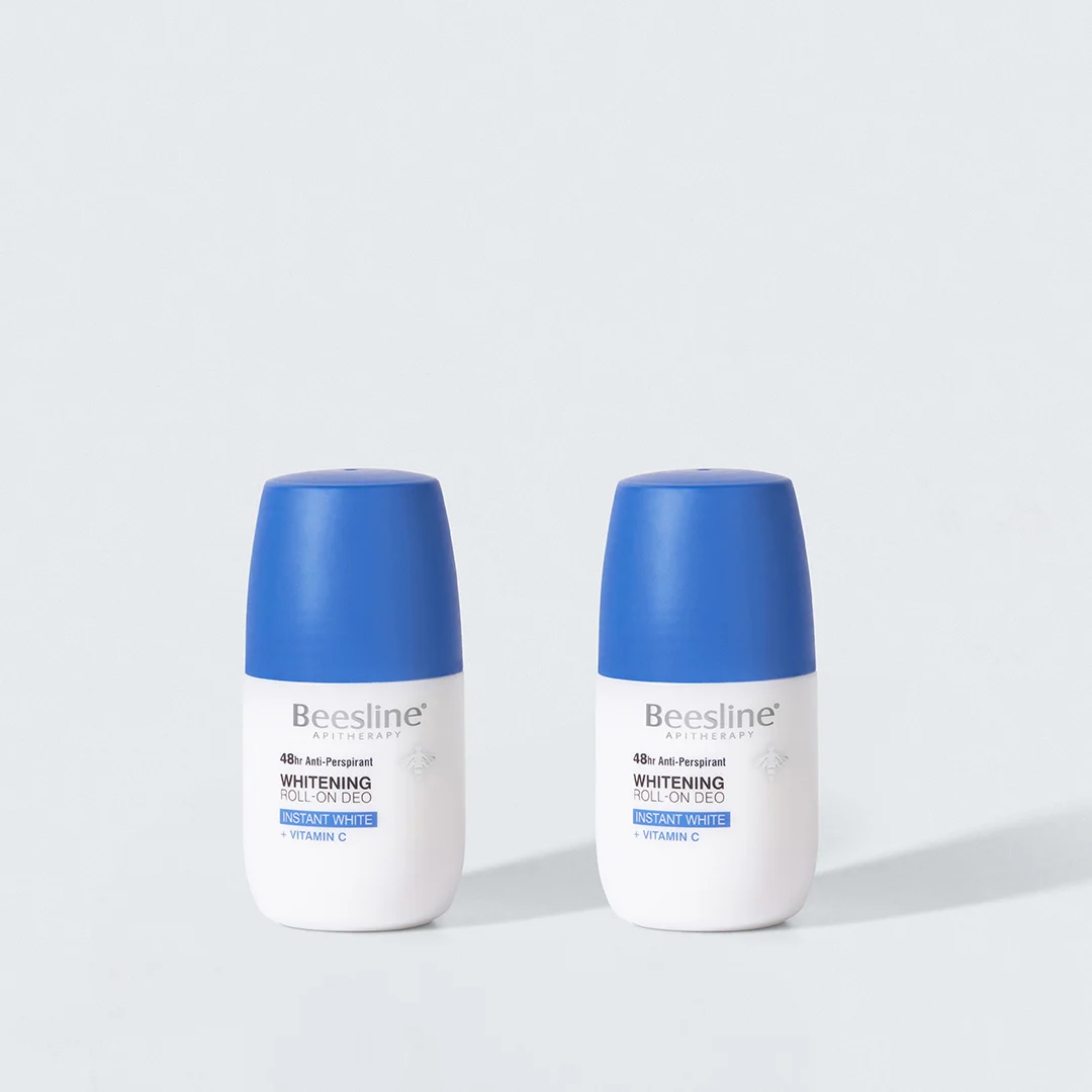 بيزلين لتفتيح فوري + فيتامين سي، مزيل عرق رول أون ٤٨ ساعة، ٥٠ مل (عرض اشترِ واحدًا واحصل على الثاني مجانًا)
