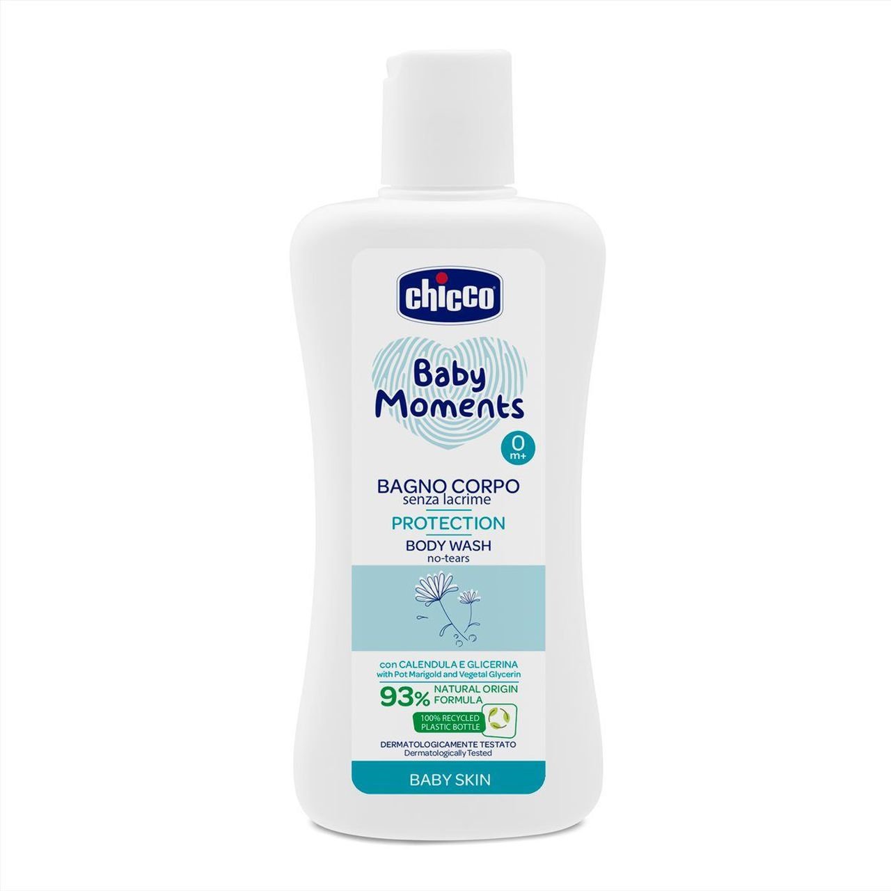 Chicco Baby Moments Protection Body Wash - No Tears 200 ml