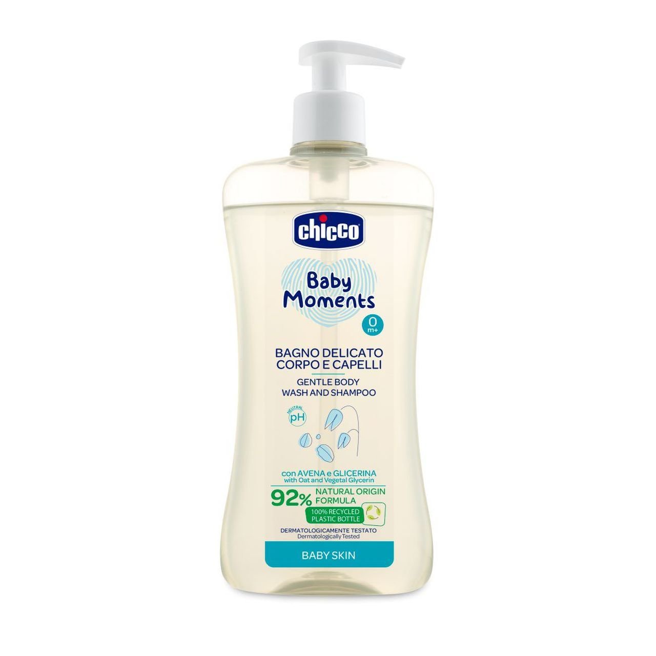 Chicco Baby Moments Gentle Body Wash & Shampoo 500 ml