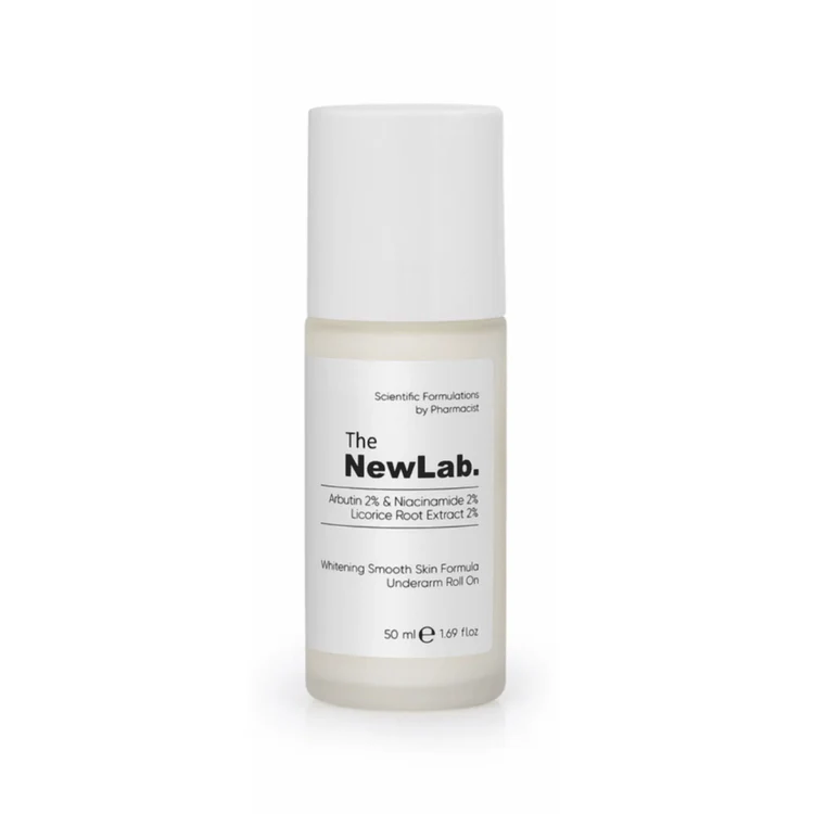 The Newlab Arbutin, Niacinamide And Licorice Extract Underarm Roll On 50 Ml
