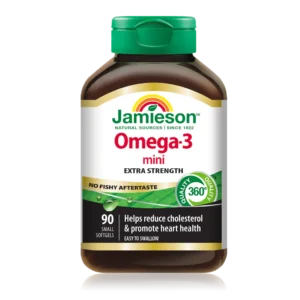 Alternative view of جاميسون أوميجا 3 ميني إكسترا سترينجث 90 كبسولة هلامية