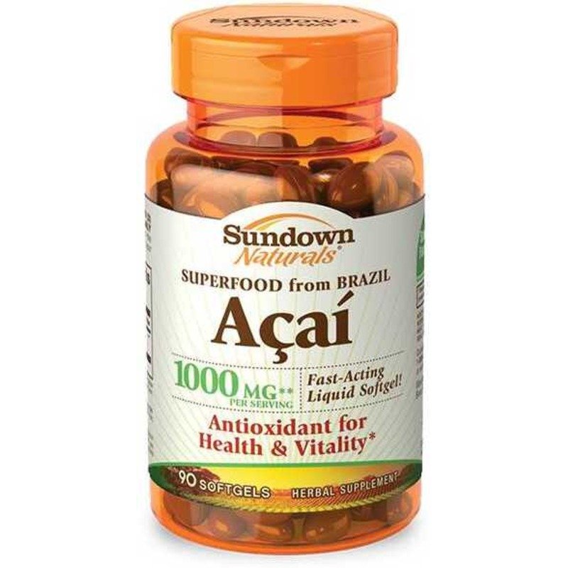 Sundown Acai 1000 Mg 90 Softgel