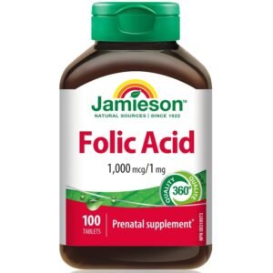 Jamieson Folic Acid 1Mg  100Tablets