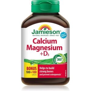 Jamieson Calcium  Magnisium + Vit D 200 Caplets