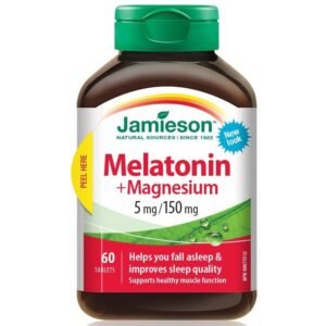 Jamieson Melatonin + Magnesium  5Mg/150Mg 60 Tablets