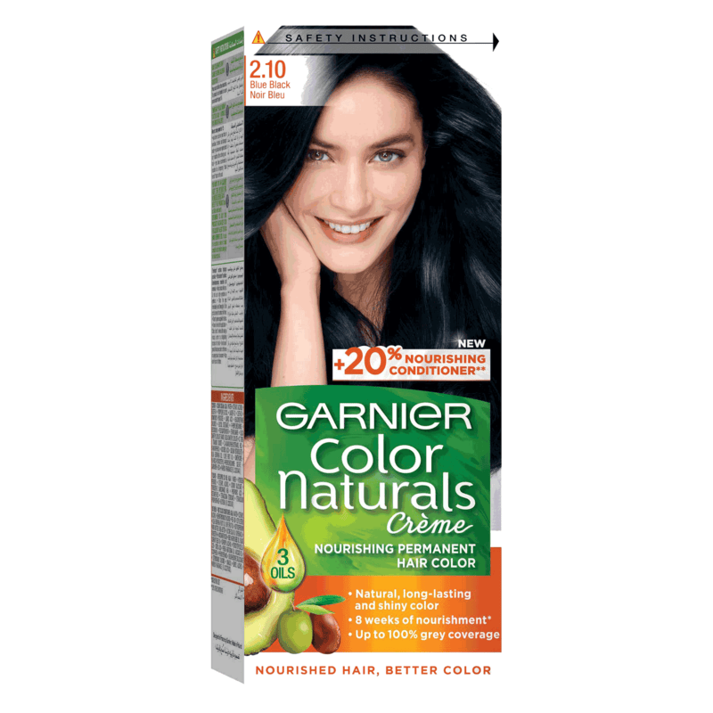 Garnier Color Naturals Creme Hair Color No (2.1) Blue Black