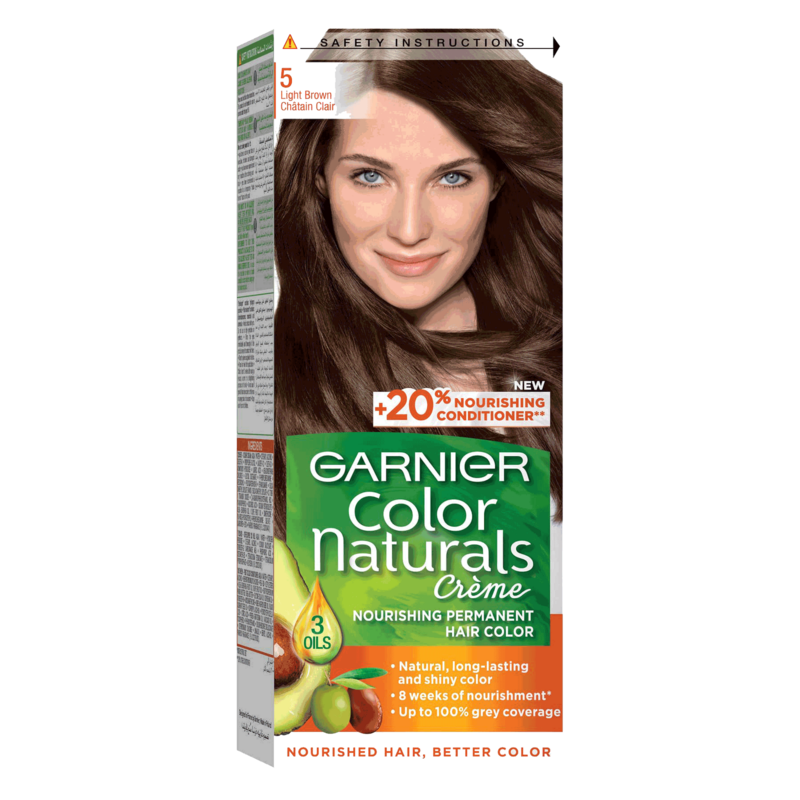 Garnier Color Naturals Creme Hair Color No (5.0) Light Brown