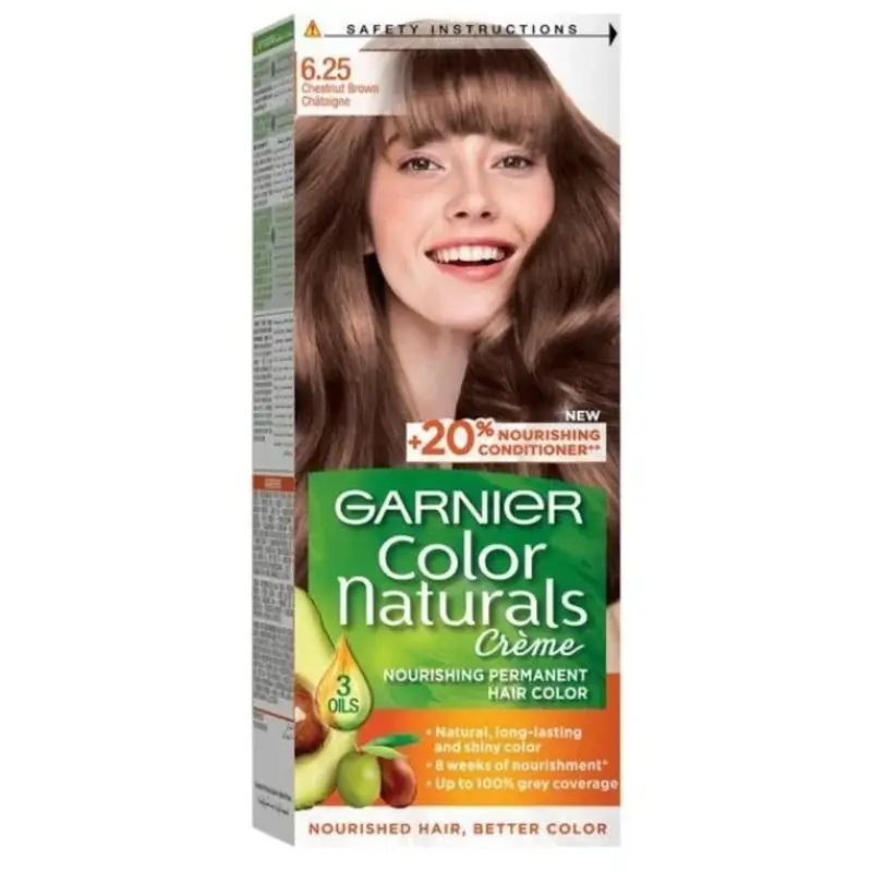 Garnier Color Naturals Creme Hair Color No (6.25) Chestnut Brown
