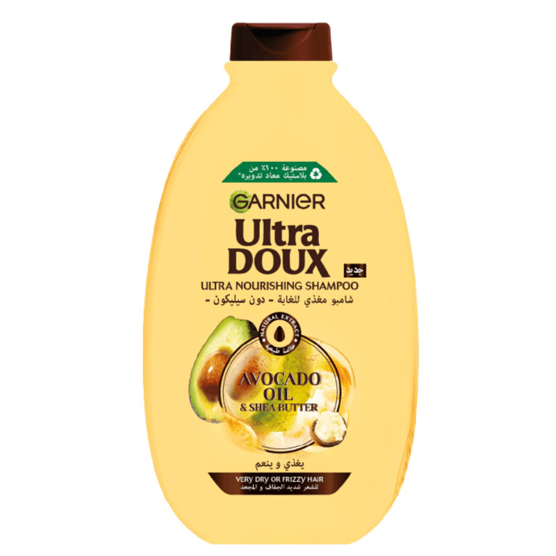 Garnier ULtra Doux Avocado Oil & Shea Butter Nourishing Shampoo 600ml