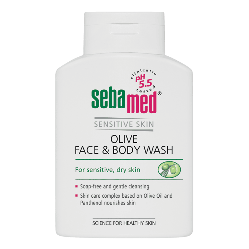 Sebamed Sensitive Skin Olive Face & Body Wash 200 ml