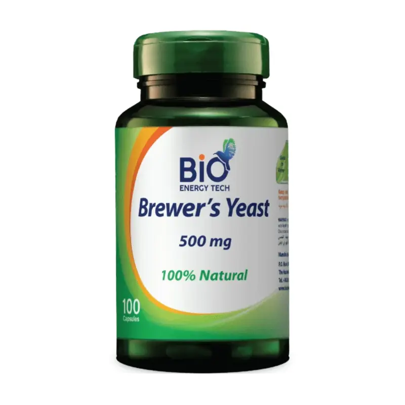 Bio Energy Tech Brewer'S Yeast 500 Mg 100 Capsules