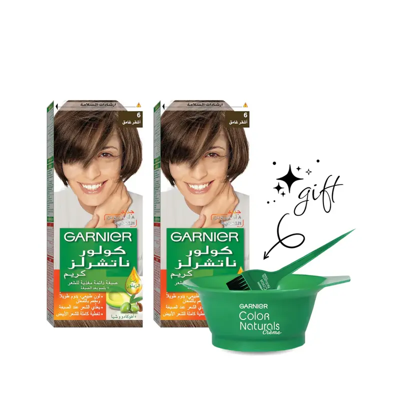 Garnier Color Naturals Creme Hair Color No (6.0) Dark Blonde - 2box 10% offer