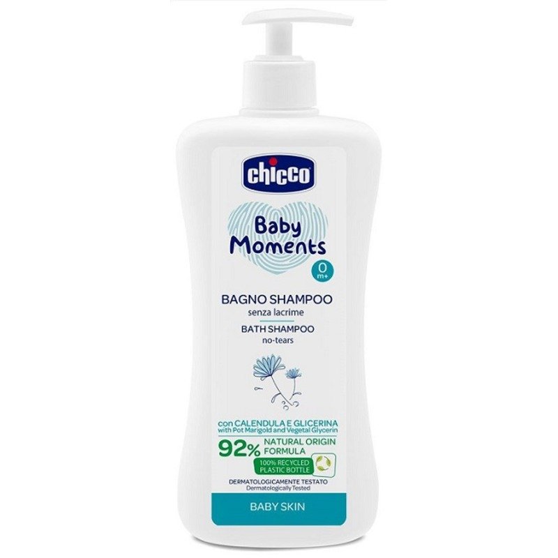 Chicco Baby Moments Bath Shampoo 500 ml