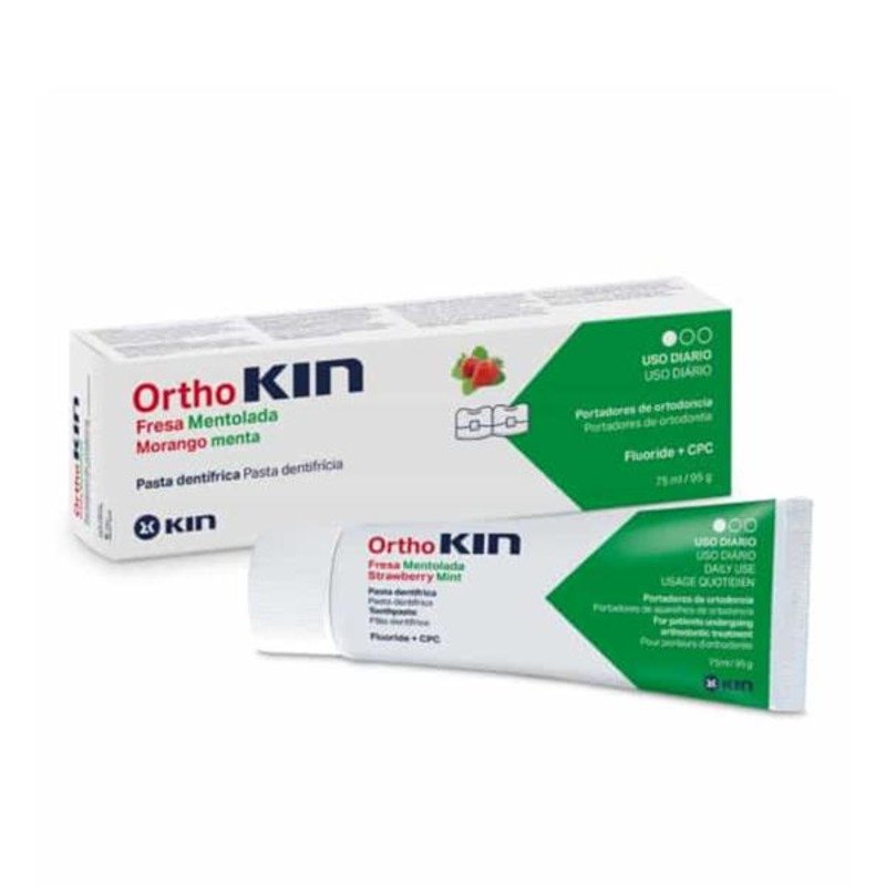 أورثوكين معجون أسنان بنكهة الفراولة والنعناع 75 مل