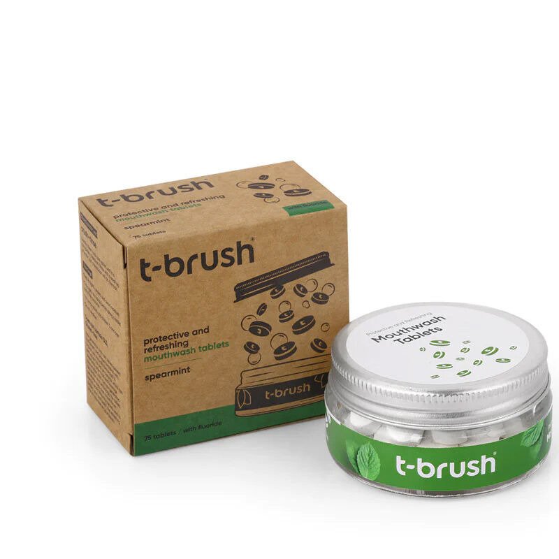 T-Brush Protective And Refreshing Mouthwash 75 Tablets