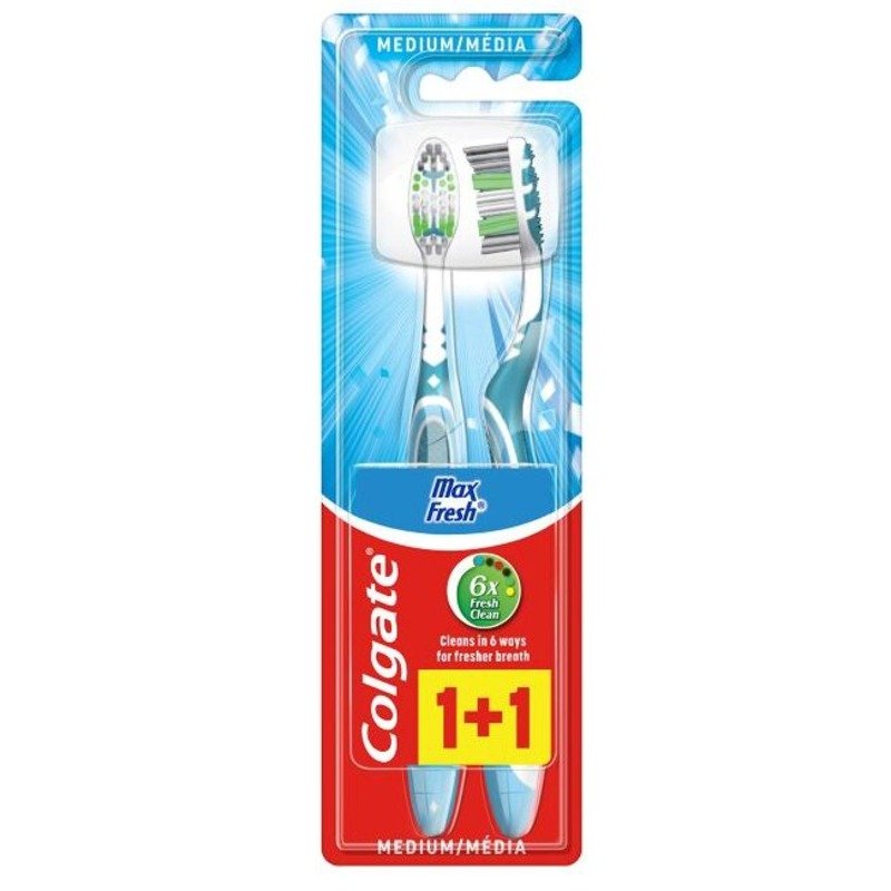 Colgate Max Fresh Medium Toothbrush Buy 1+1 Free