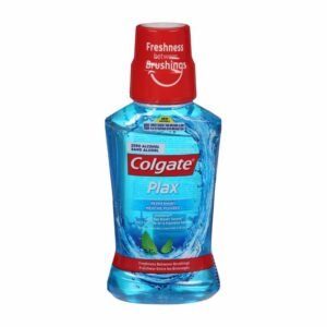 Colgate Plax Peppermint Alcohol Free  Mouthwash 250ml Blue
