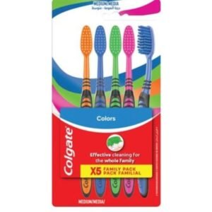 Colgate X5 Colors Family Back Medium Toothbrush