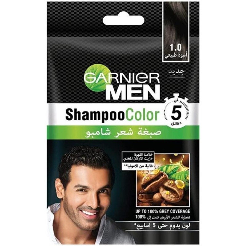 Garnier Men Shampoo Color 1.0 Black 15ml