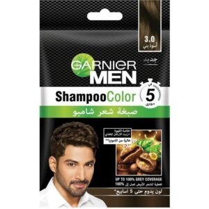 Garnier Men Shampoo Color 3.0  Brown Black 15ml