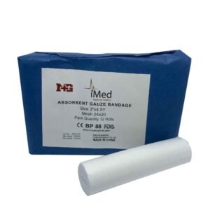 Gauze Bandage Size 3'' (Box 12 Rolls)