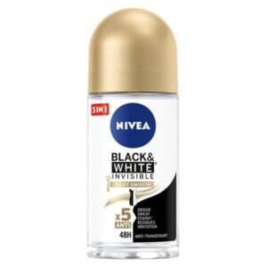 Nivea Anti-perspirant Deodorant Roll-On Black & White Invisible Silky Smooth 50ml