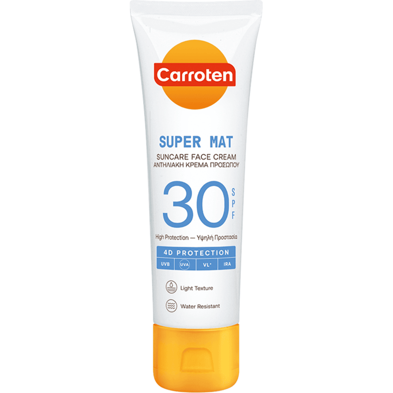Carroten super mat suncare +30 spf face cream 50ml