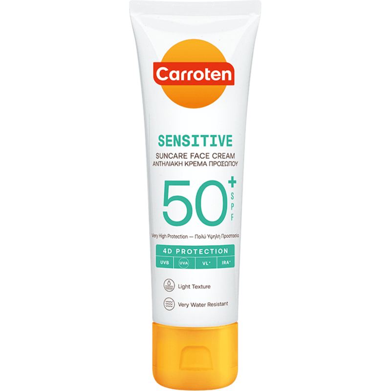 Carroten Sensicare Suncare SPF50+ Face Cream 50ml