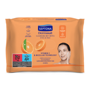 Septona Cleansing Make-up Removal Wipes With Vitamin C And Micellar Technology 20 Wipes