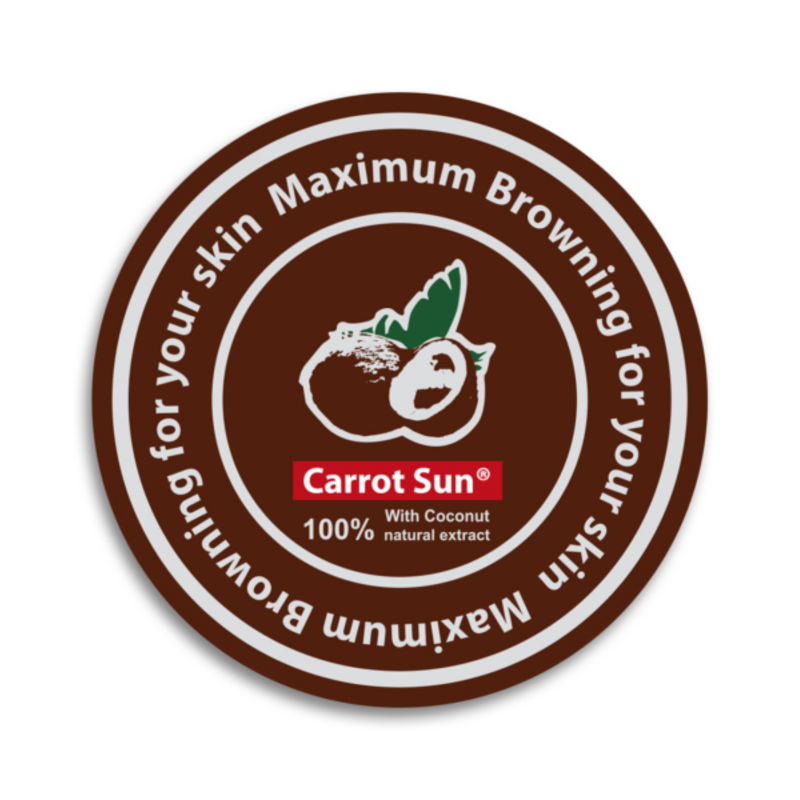 Carrot Sun Coconut Tanning Cream 350 g jar