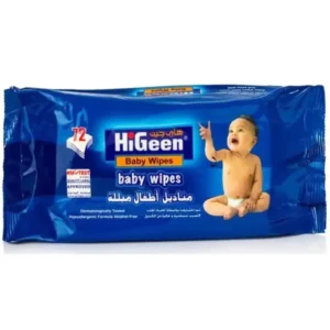 Higeen Baby Wipes 72 Wipes