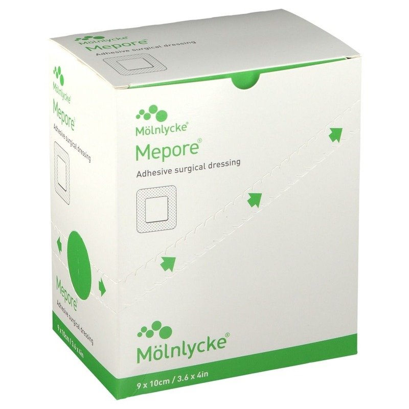 ميبور ٩×١٠ سم، ٥٠ ضمادة جراحية