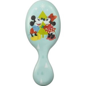 Wet Brush Mini Detangler Mickey & Minnie-Love & Joy Teal