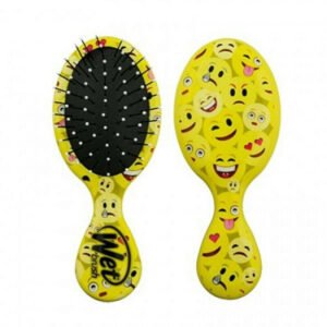 Wet Brush Mini Detangler Travel Size Yellow Brush Happy Hair Squirt Emoji